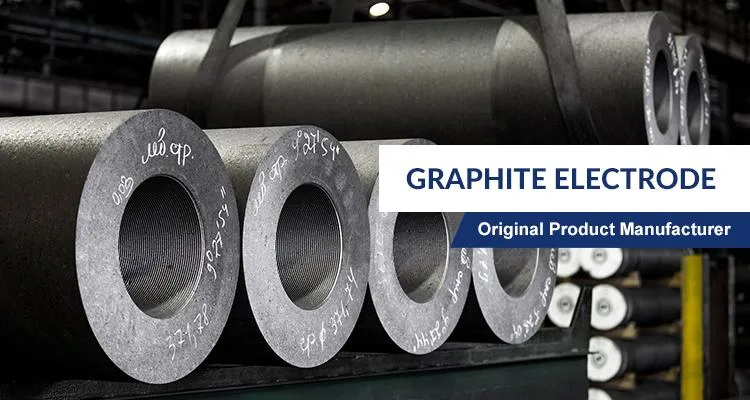 Factory Price High Power 200-700mm Graphite Electrode with Nipple RP UHP Graphite Electrode for Eaf Arc Furnace