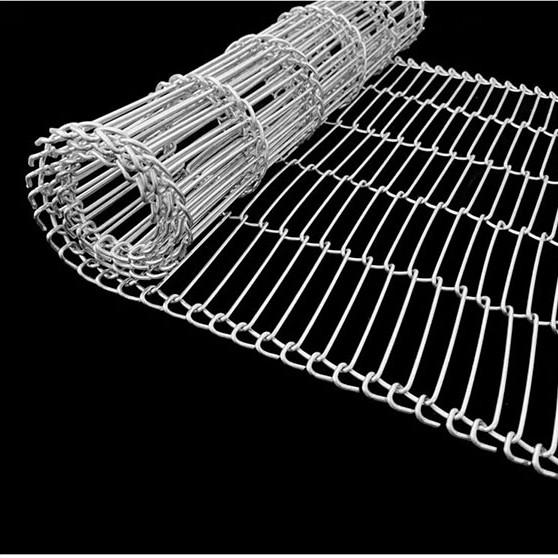 Food Grade Stainless Steel Standard Ladder Enrober Metal Conveyor Belt For Food