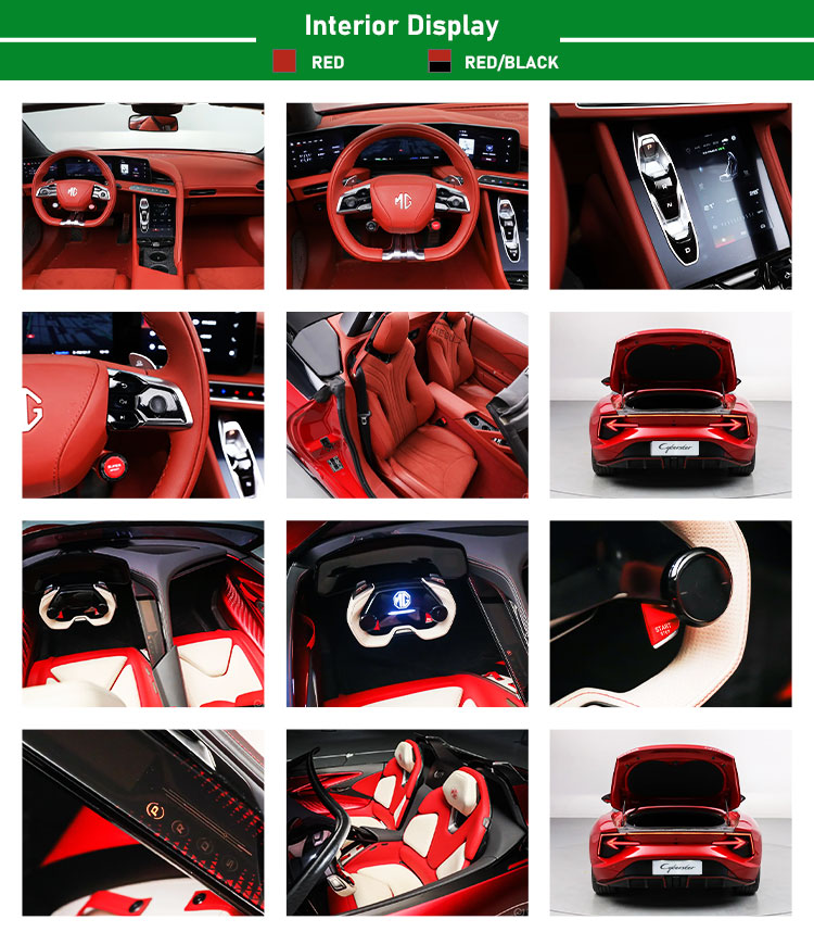 2023 2024 SAIC MG Cyberster 4WD Energy Vehicle Sports Super Auto 520km 580KM Pure EV Electric Car Cabriolet Cyberster