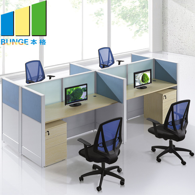 Anti - Dirty School And Office Furniture Partitions , 6 Person Office Desk