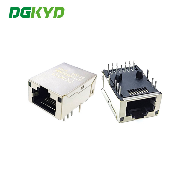 Integrated Filter RJ45 Shielded Connector With Light Shield 8P12C