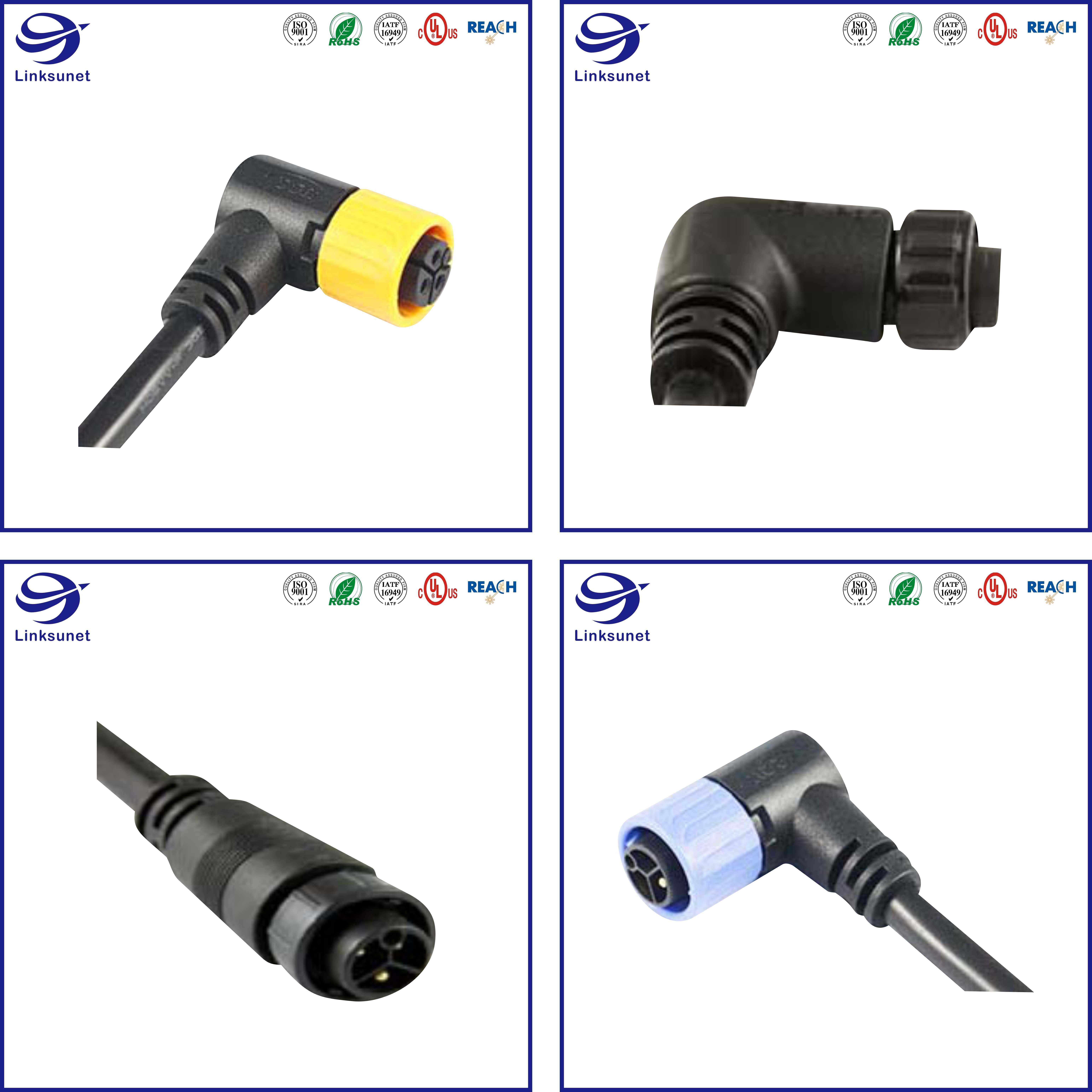 Middle IP68 copper alloy Waterproof Circular Connectors For Streetlight