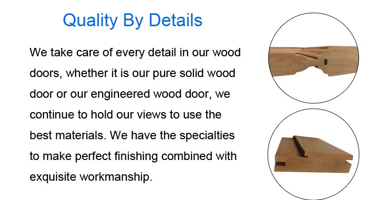 ISO9001 HDF Modern Wooden Entrance Doors 160cm Solid Core Entry Door