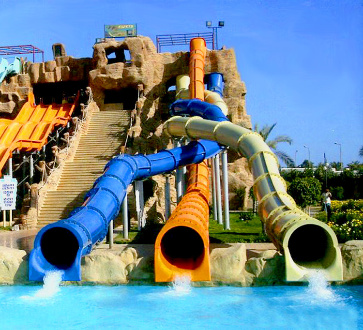 ODM Outdoor Games Play Home Swimming Pool Games Play Items Fiberglass Water Slide