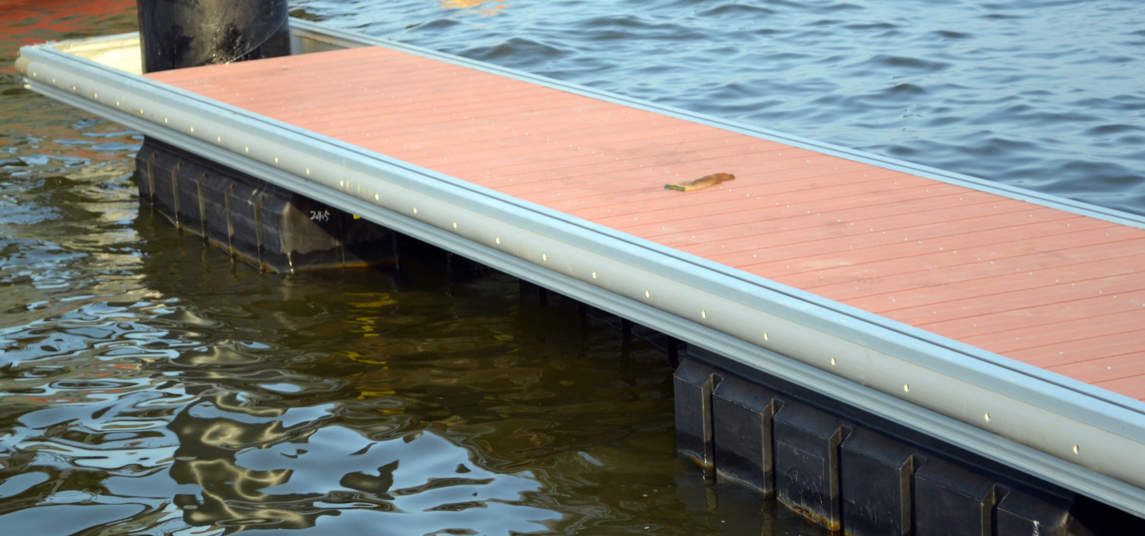 Black D Shape Marine Rubber Fender Effective Edge Protection For Boat And Dock