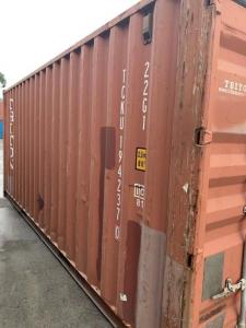 China 20GP Weathering Steel Used Marine Containers For Storage on sale