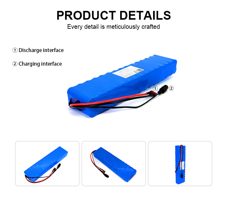 Electric Bike Lithium Ion Battery Pack 36v 10ah Battery Pack Long Life