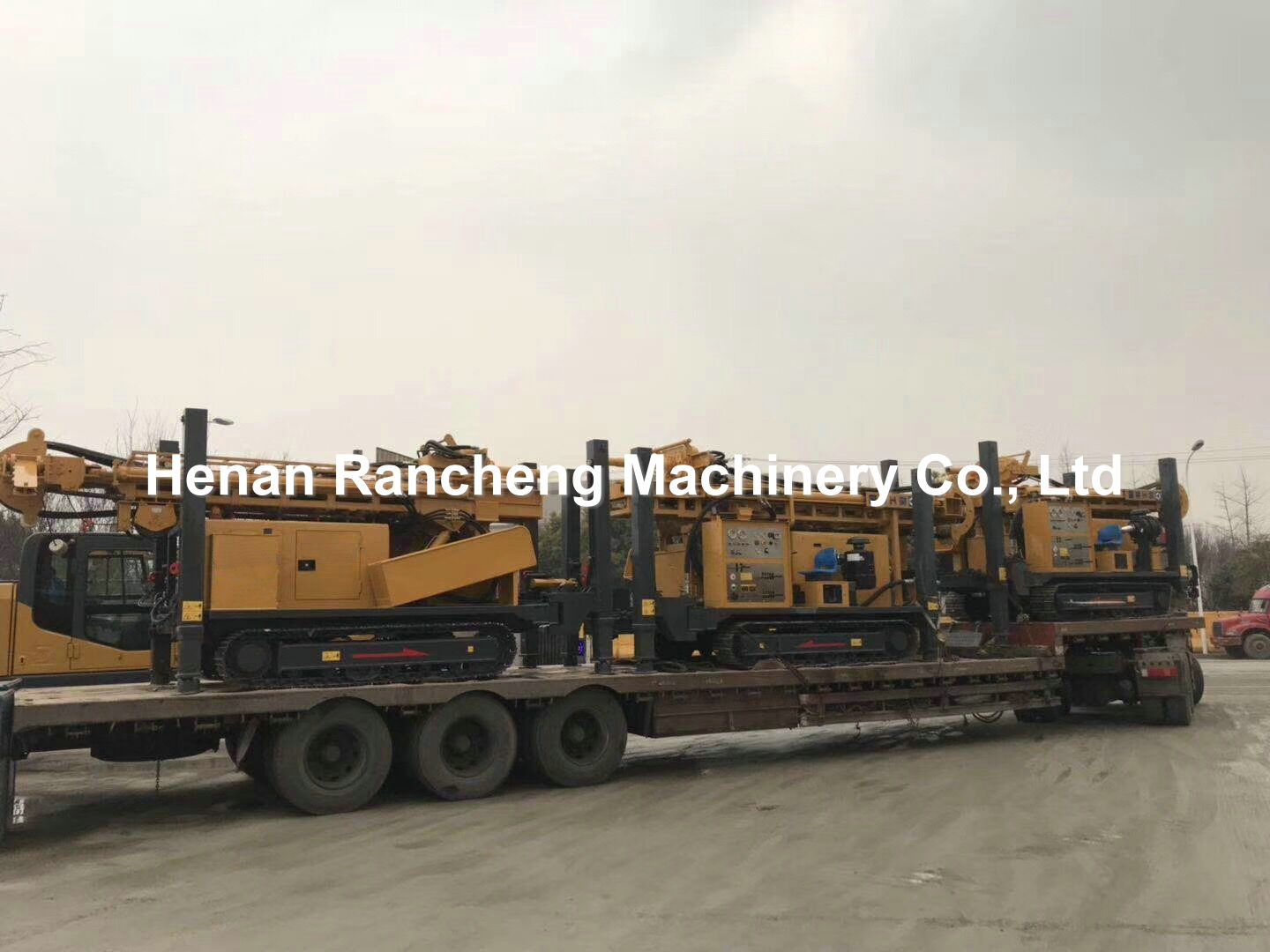 New Arrival 500m Deep Water Well Drilling Machine With 118KW Yuchai Engine