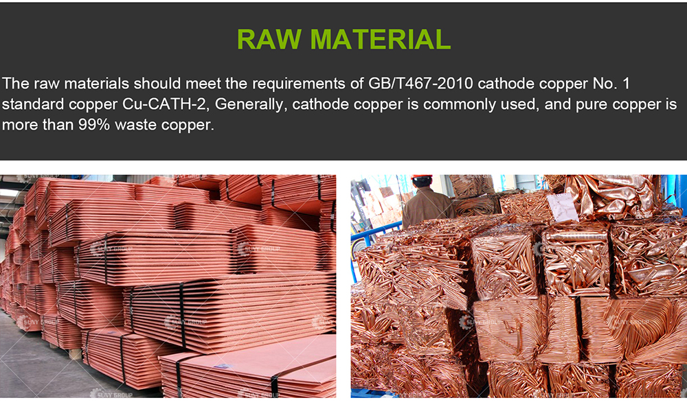 12000T/Year Cathe Copper Rod Upward Continuous Casting and Rolling Machine