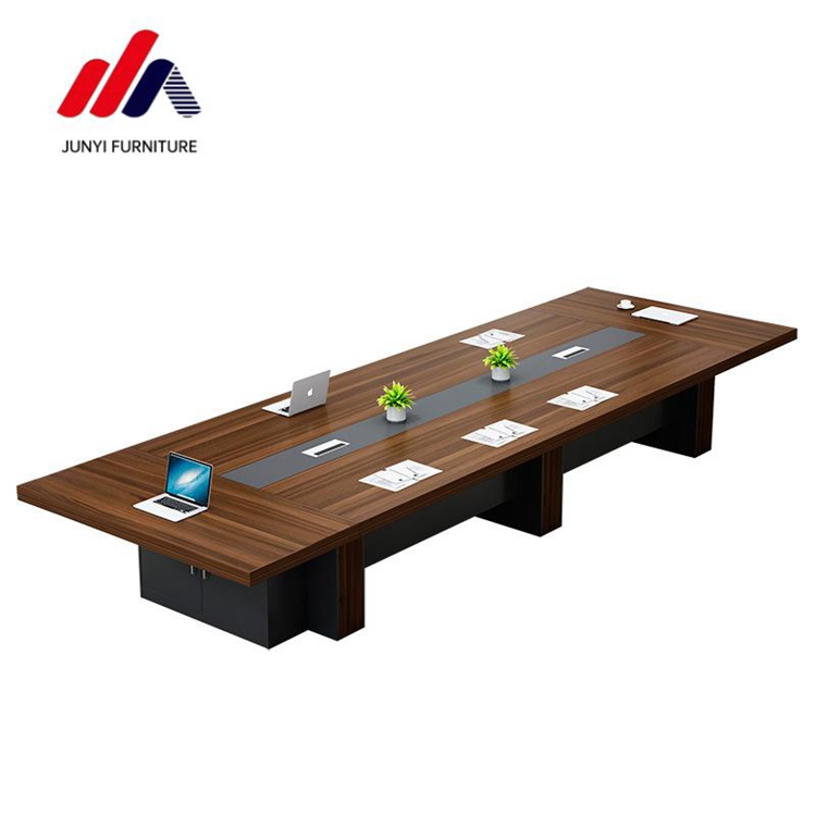 25mm Thickness Table Top Office Furniture Conference Long Table for Large Negotiation