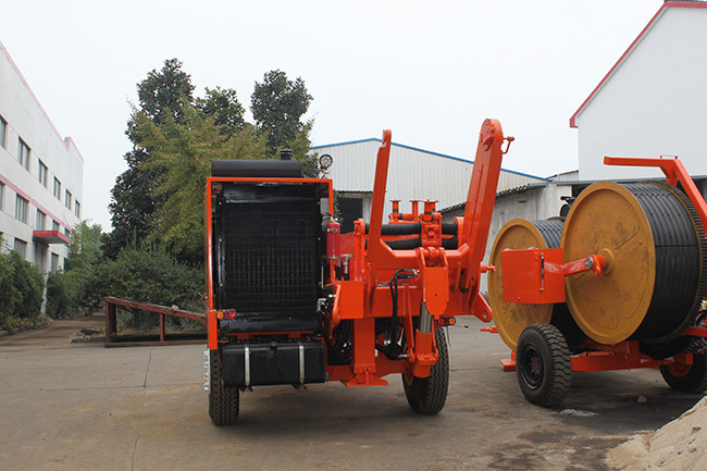Low Noise Stringing Equipment Hydraulic Cable Puller Cooling System Liquid