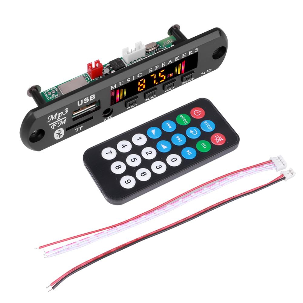 Upgrade Your Car Audio with BT 5.0 MP3 Player USB TF FM Radio Module and Color Screen
