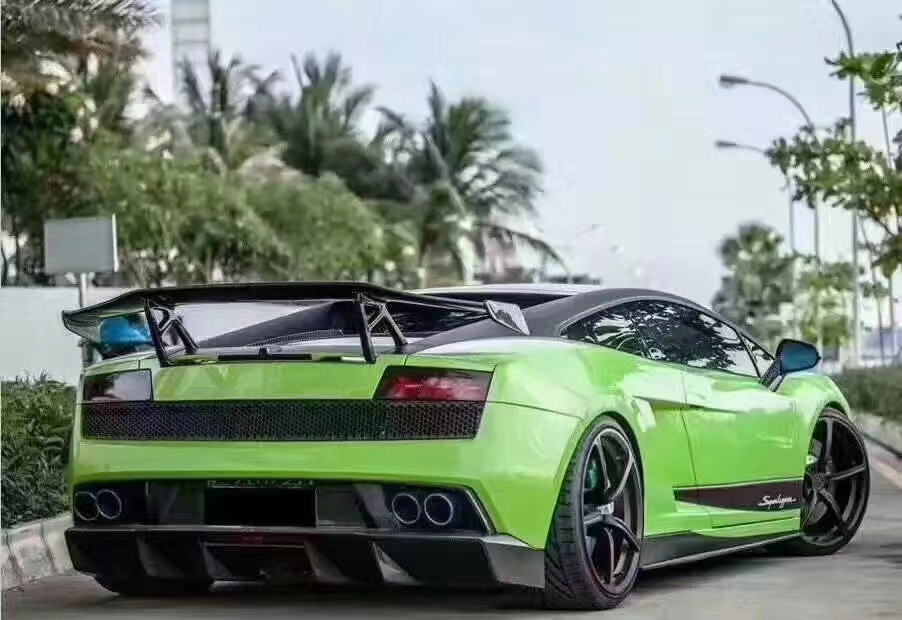 FOR Lamborghini Gallardo LP550 LP560 Carbon Fiber Body Kit LP550 LP560 Upgraded DMC Style Front and Rear Bumper Spoiler Body Kit