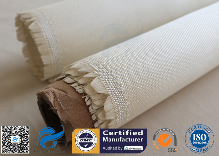 600gsm 0.7mm Fiberglass Cloth High Silica Glass Fiber 800degree C Fireproofing
