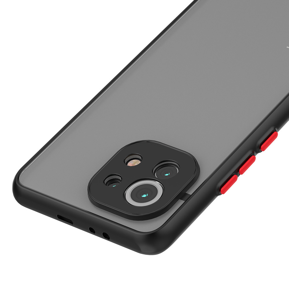 Protective Slim Matte TPU Material Phone Case Soft Colors Edge For Xiaomi Mi 11
