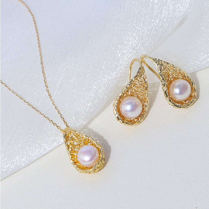Natural Pearl Necklaces Freshwater Pearl Jewelry Necklace For Women Pearl Choker Necklace Pearl Jewelry Engagement Gift