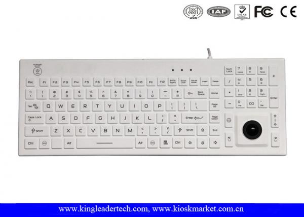 Quality Norway Layout Silicone Waterproof Keyboard With Trackball And Customizable Layout for sale