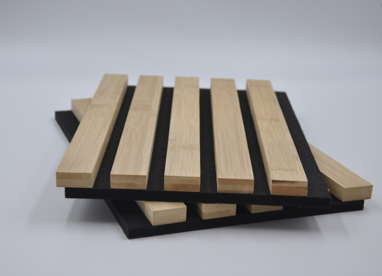 Natural Bamboo Wood Akupanel Sound Absorption Interior Acoustic Wood Wall Panels