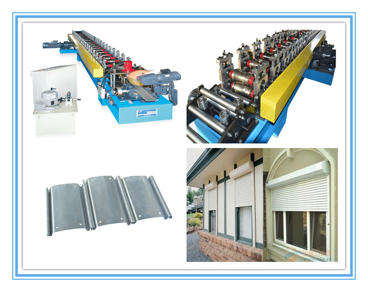 High Precision Metal Shutter Door Forming Machine 10-15m / min