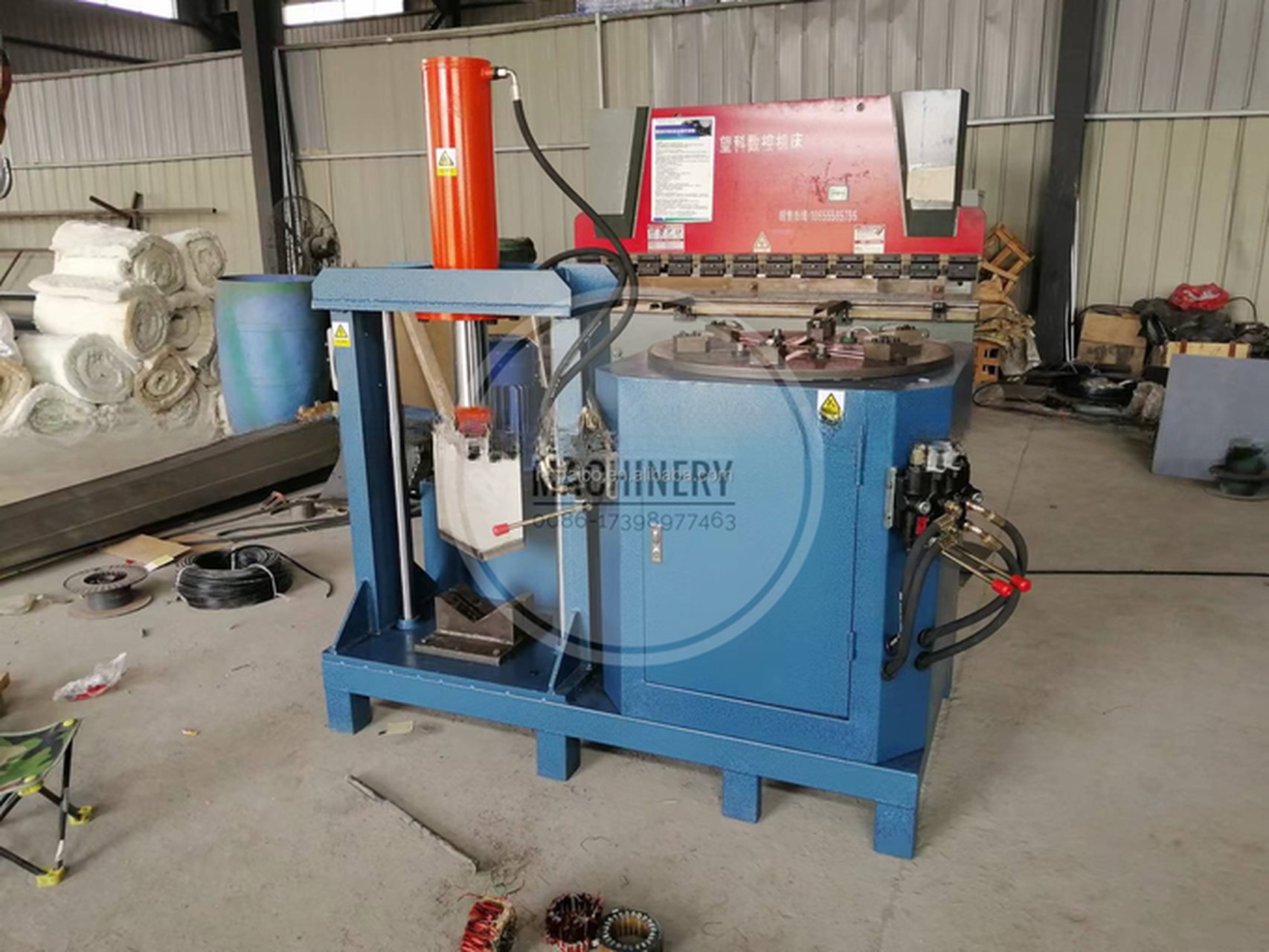 Low Energy Consumption Motor Dismantling Recycling Machine with 100% Separated Copper