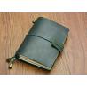 Buy cheap N51-S Green Leather Bound Journal Small Pocket Oiled Leather Notebook from wholesalers