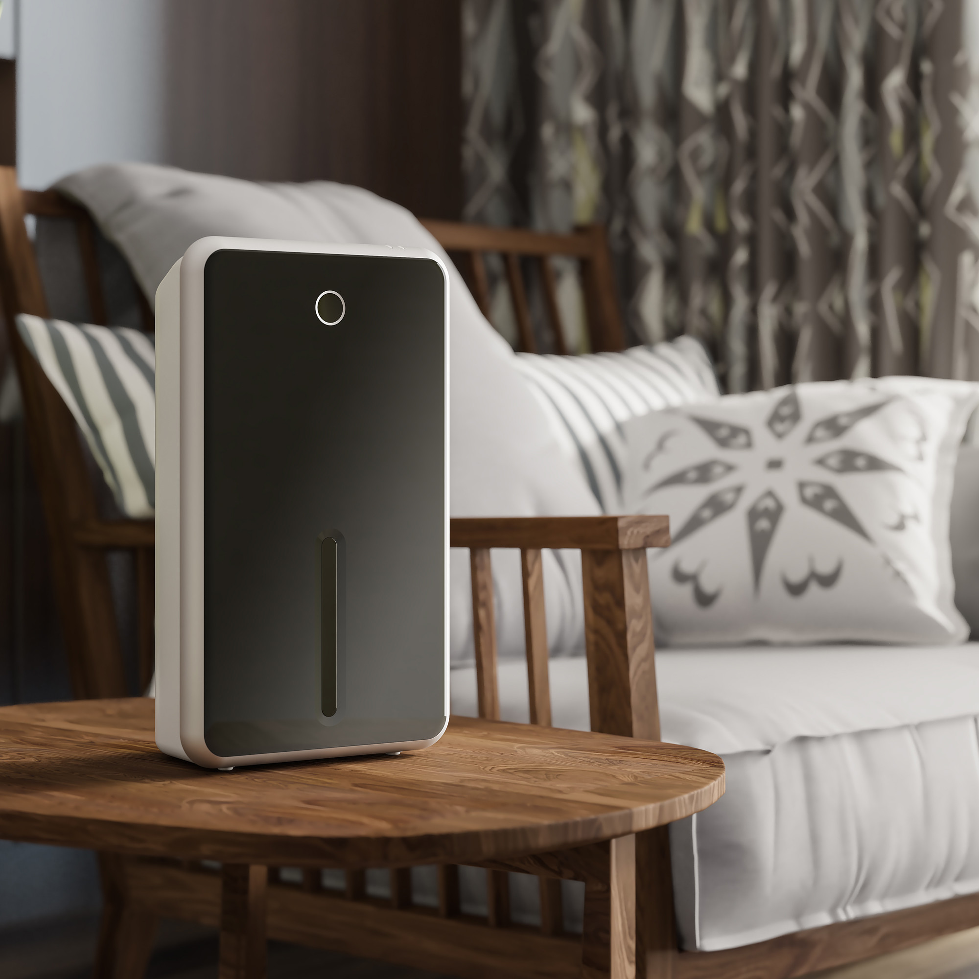 Anti Mold Keep Clothes Dry Mini Electric Dehumidifier With 1.5L Compact Structure EPI608G