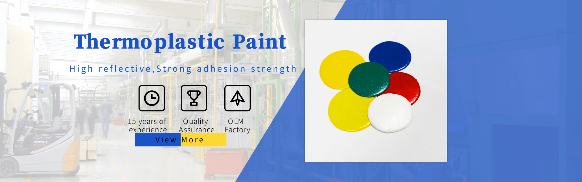 Road Marking Thermoplastic Paint 25kg With Reflective Glass Beads