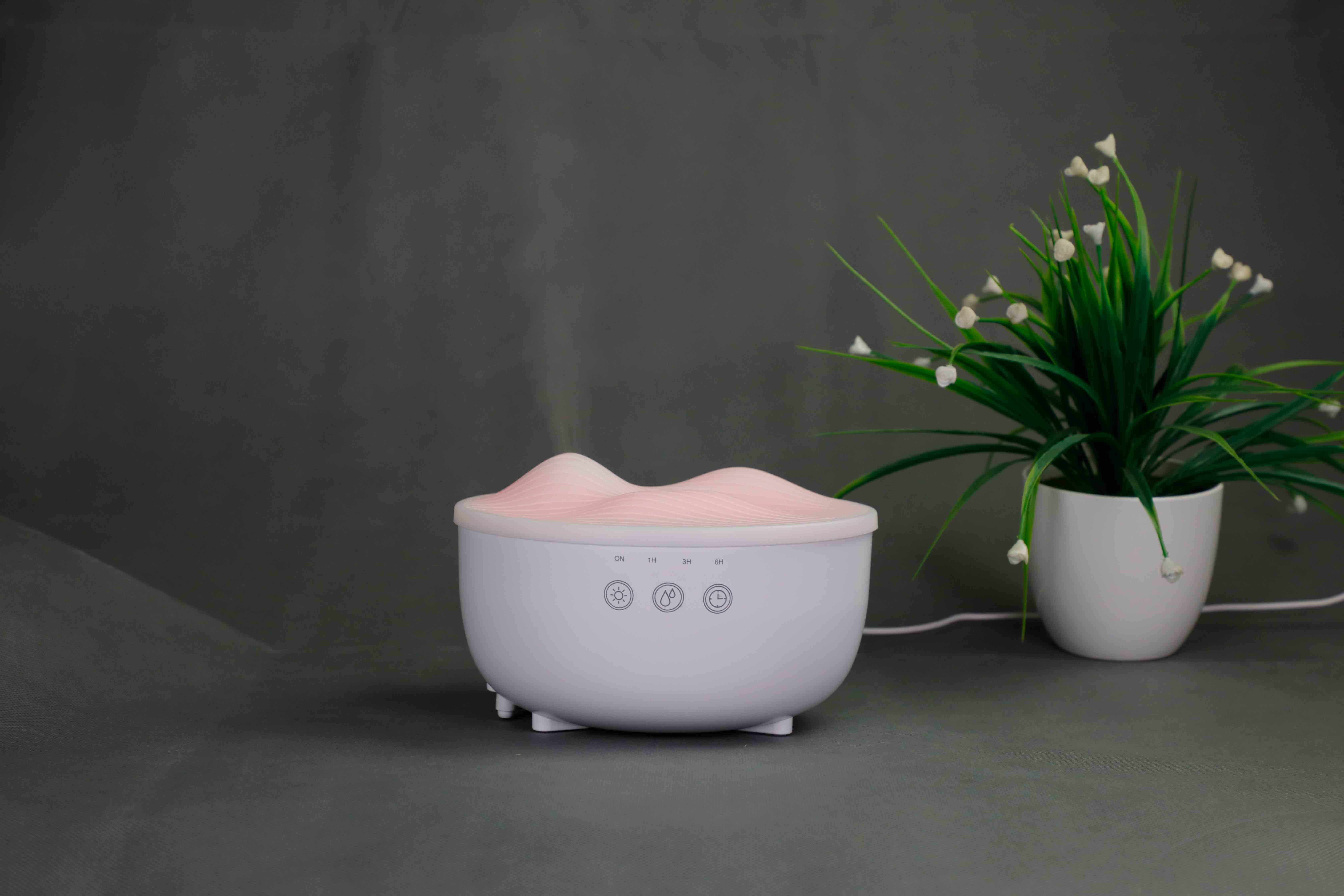 2.4MHZ 500ml Essential Oil Wifi Ultrasonic Aromatherapy Humidifier Bedroom Use