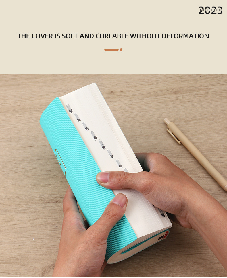 Custom Artifical PU Leather Note Book Diary Book Stationary Notebook at for Gift