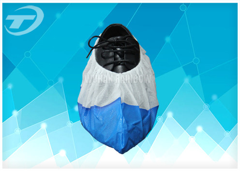 Non woven blue pp disposable surgical shoe cover for Medical use