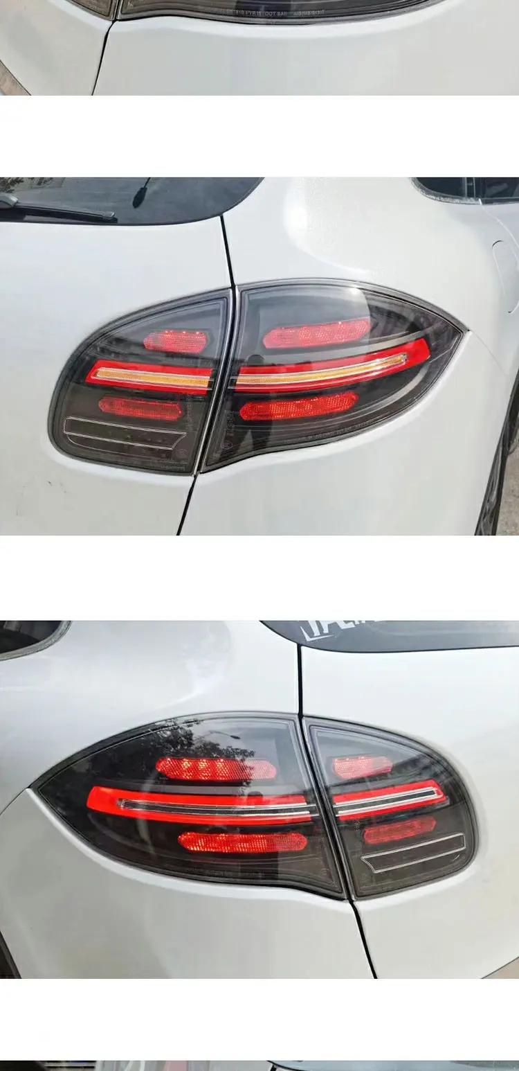 For Porsche Cayenne 958.1 2011-2014 Led Tail Lights Upgraded New Car Taillights Flowing Light Turn Signal Plug And Play