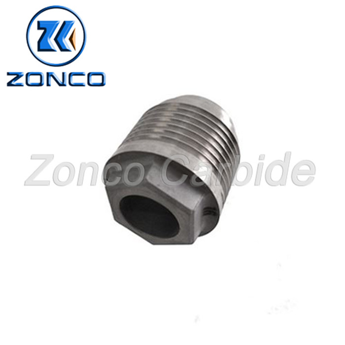 Special Shaped Tungsten Carbide Nozzle Corrosion Resistance Heat Stability