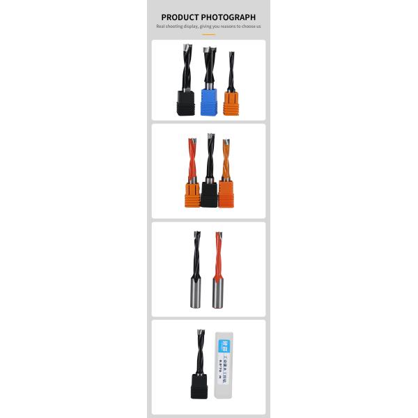 YINGBA CNC Tungsten Carbide Tips 2F Row Drill Woodworking Drilling Bits Woodworking Router Bits Woodworking Tools Drill Bits