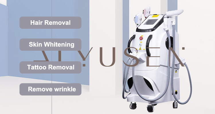 4 In 1 Nd Yag Laser Machine , Elight IPL Diode Laser Hair Removal Machine