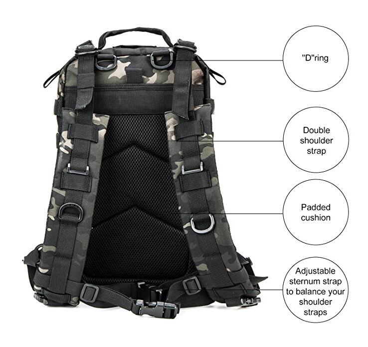 Tactical Small Assault Backpack Hiking Bag