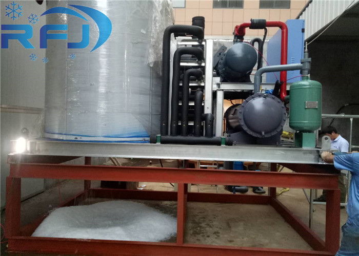 Air Cooling System Big Ice Block Making Machine Commercial Production 10 Tons / Day