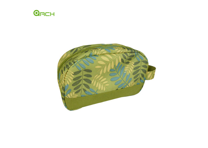 600D polyester Toiletry Kit Duffle Travel Luggage Bag with printing material