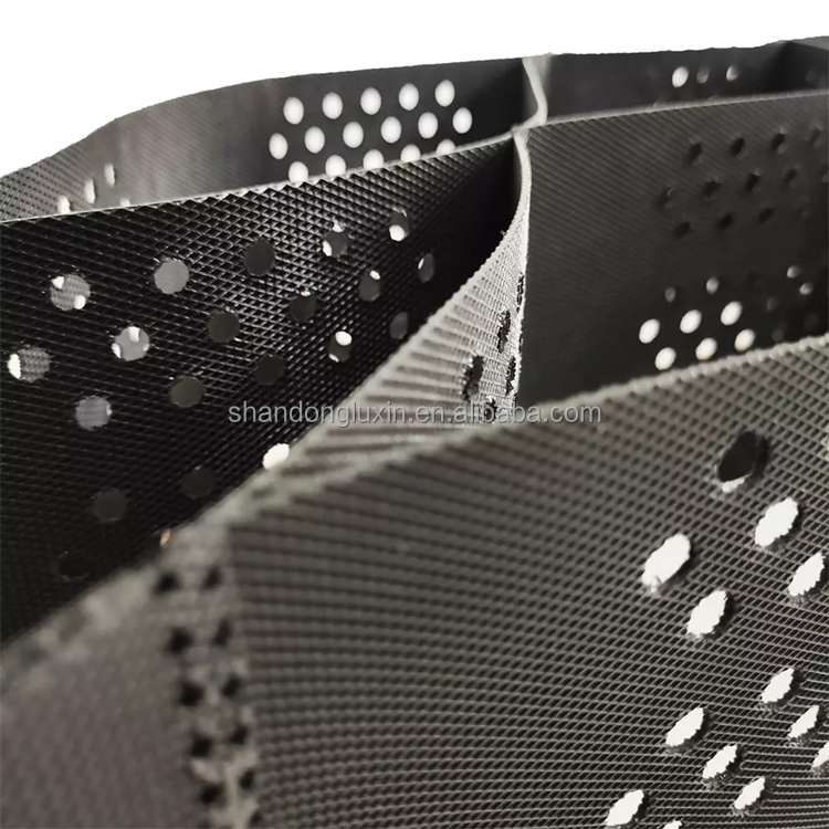 1000-1420N / 10CM Peel Strength HDPE Geocells For Gravel Driveways