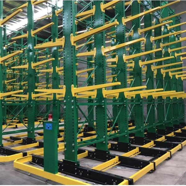 Multi-tier Cantilever Racking System with Boltless Assembly for Custom Capacity Warehouse Storage