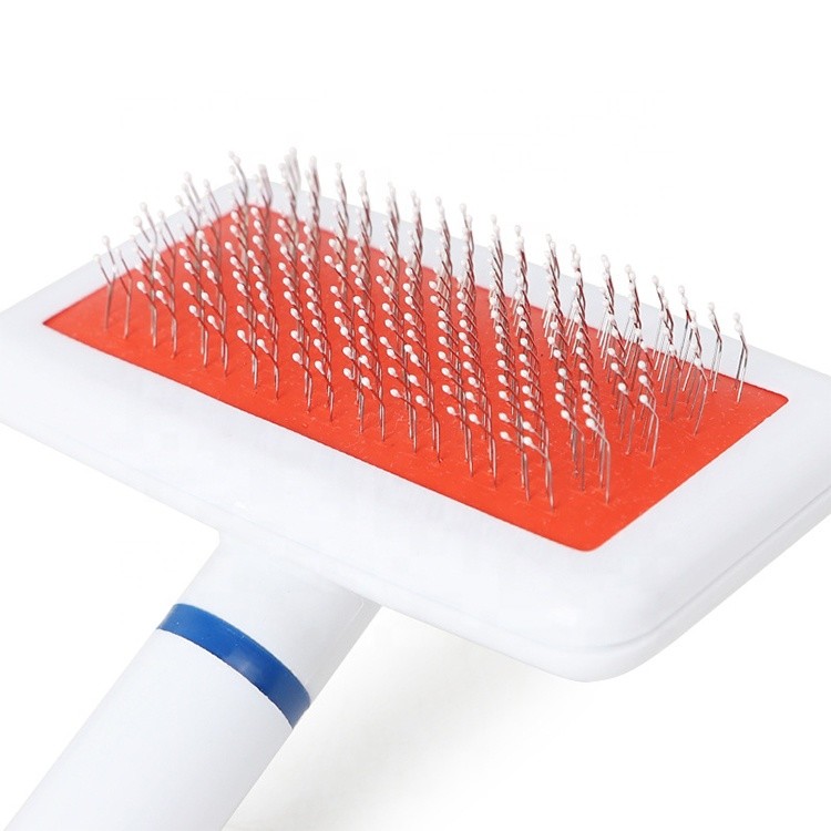 Fashionable Pet Hair Brush Easy Clean / Disinfect Length 5.4 Inch For Remove Fleas