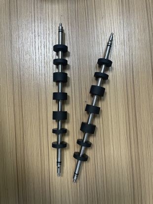 1750150249 ATM Machine Parts Wincor Nixdorf parts ATM C4060 BV shaft 25.8CM, 7 Rollers used on Banknote move CWAA 1750150249