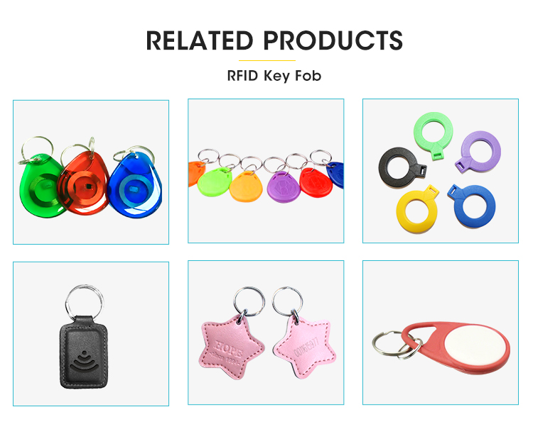 TK4100 RFID NFC Keyfob , EM4200 Key Fob 125khz For Door Access Control