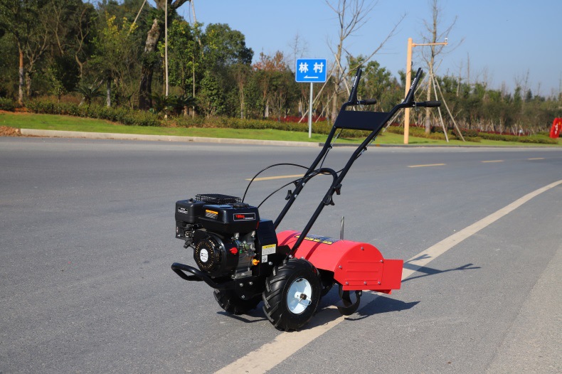 500mm Micro Tillage Machine Hand Push Gasoline Walking Tractor Tiller 210kgs