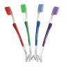 Buy cheap Dual Head Orthodontic Toothbrush Blue Green Red Pink Purple Black Braces Gum from wholesalers