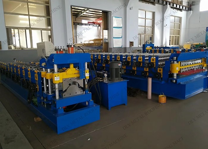 Automatic 5KW Ridge Cap Forming Machine 5 Ton Ridge Roof Panel Machine