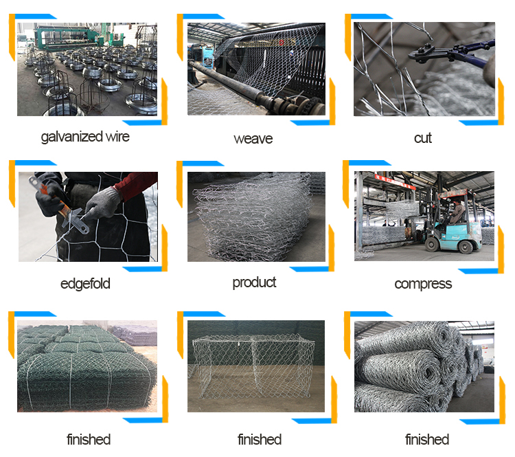 Galvanized Iron Wire Hexagonal Gabion Stone Baskets for TT/Western Union Payment Term