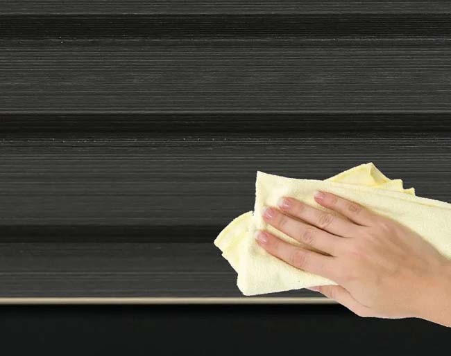 Indoor Panels PS Wall Cladding Panel With Gold Silver Line For Background 120x12mm