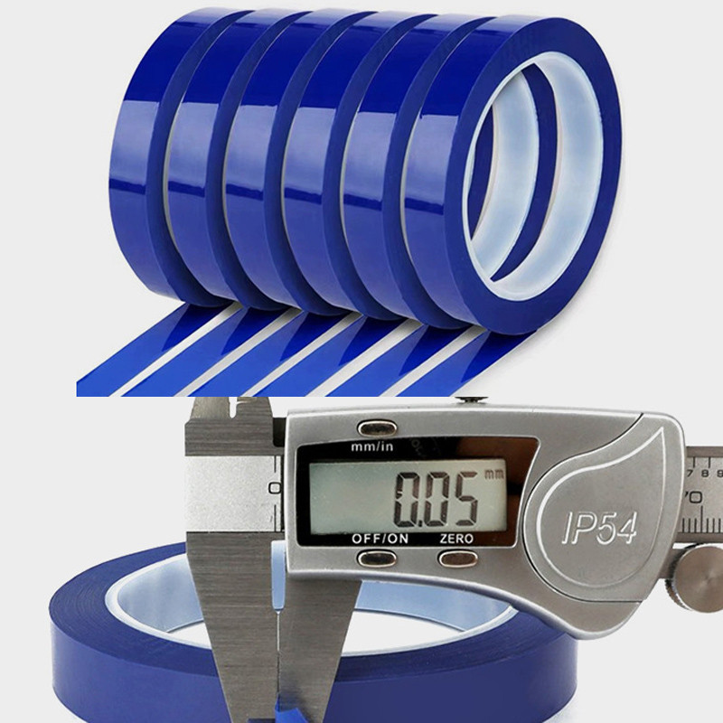 High Temperature Resistant Tape Blue PET Polyester Film 0.05mm Thick