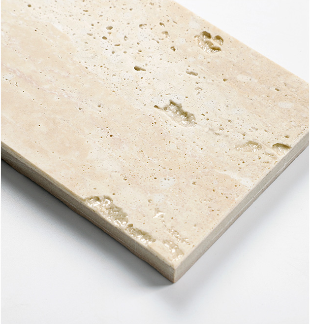 Exterior Wall 3D Cairo Design Travertine Mosaic Tiles with Water Absorption 0.5%