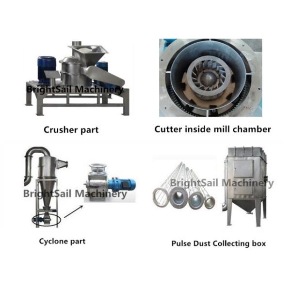 Pharmaceutical 20kg/H Teff Ultrafine Pulverizer